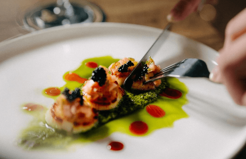 Kin Dining & Bar scallops