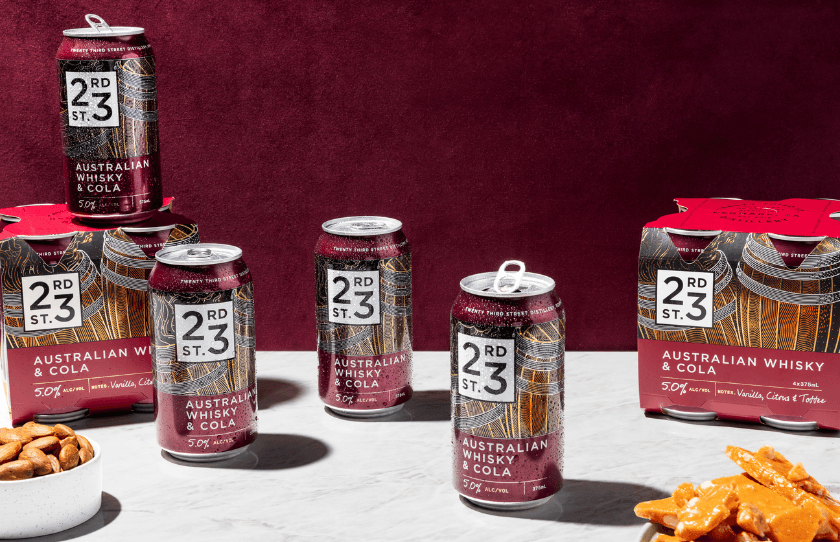 23rd St Distillery Whiskey range