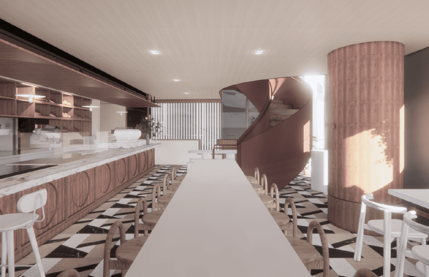 North Sydney Dining Precinct Render