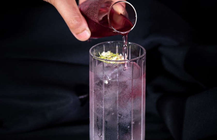 Lumière on Thirty Five Purple Cocktail
