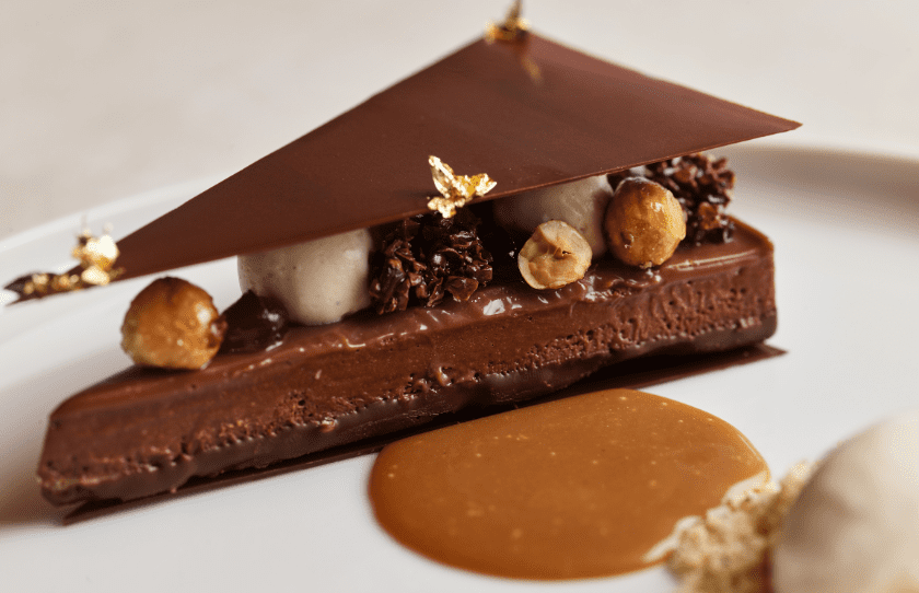 Aria 25th Birthday - dessert from tasting menu - chocolate