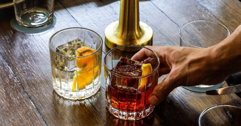 Bar Conte in Surry Hills - two negronis