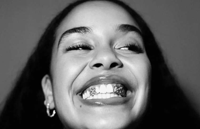 Black and white image of Jorja Smith - SXSW