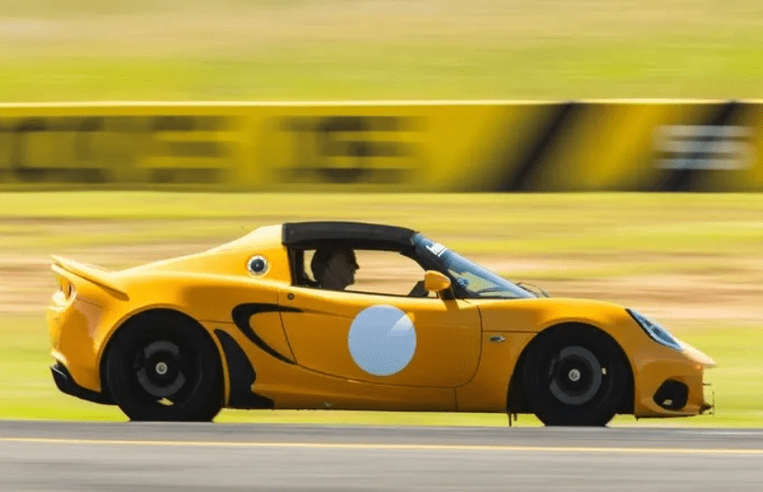 Father's Day Gift - Adrenaline Supercar Experience NSW Sydney - Yellow car on track