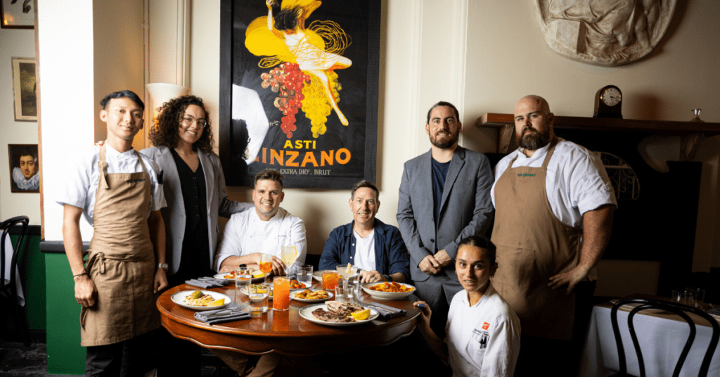 Pan Divino team inside restaurant