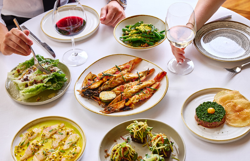 Table with food